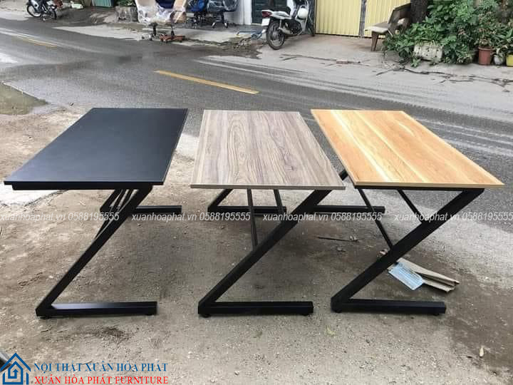 Bàn Làm Việc Z-Desk 1m2 Mặt Gỗ Melamin Z_02