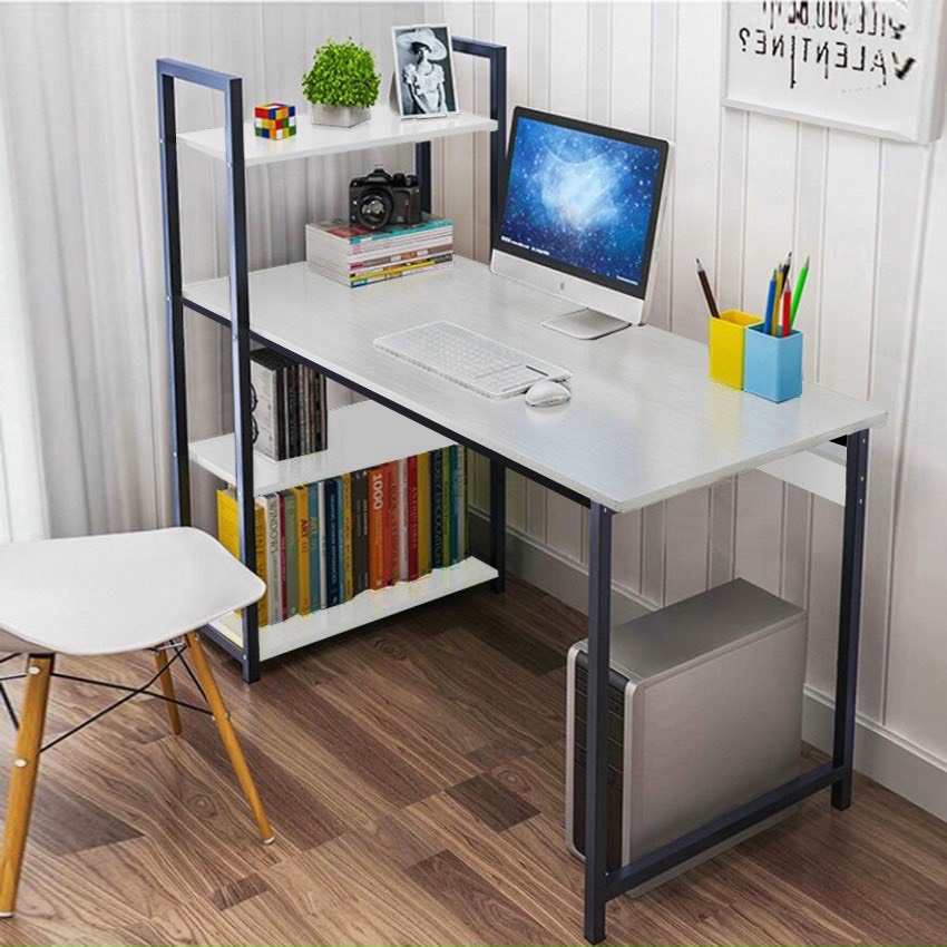 Bàn Làm Việc Học Tập Kèm Kệ Sách Đa Năng BLV_04