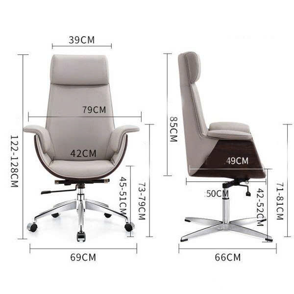 Ghế Giám Đốc Da Thiết Kế Công Thái Học GĐ_43