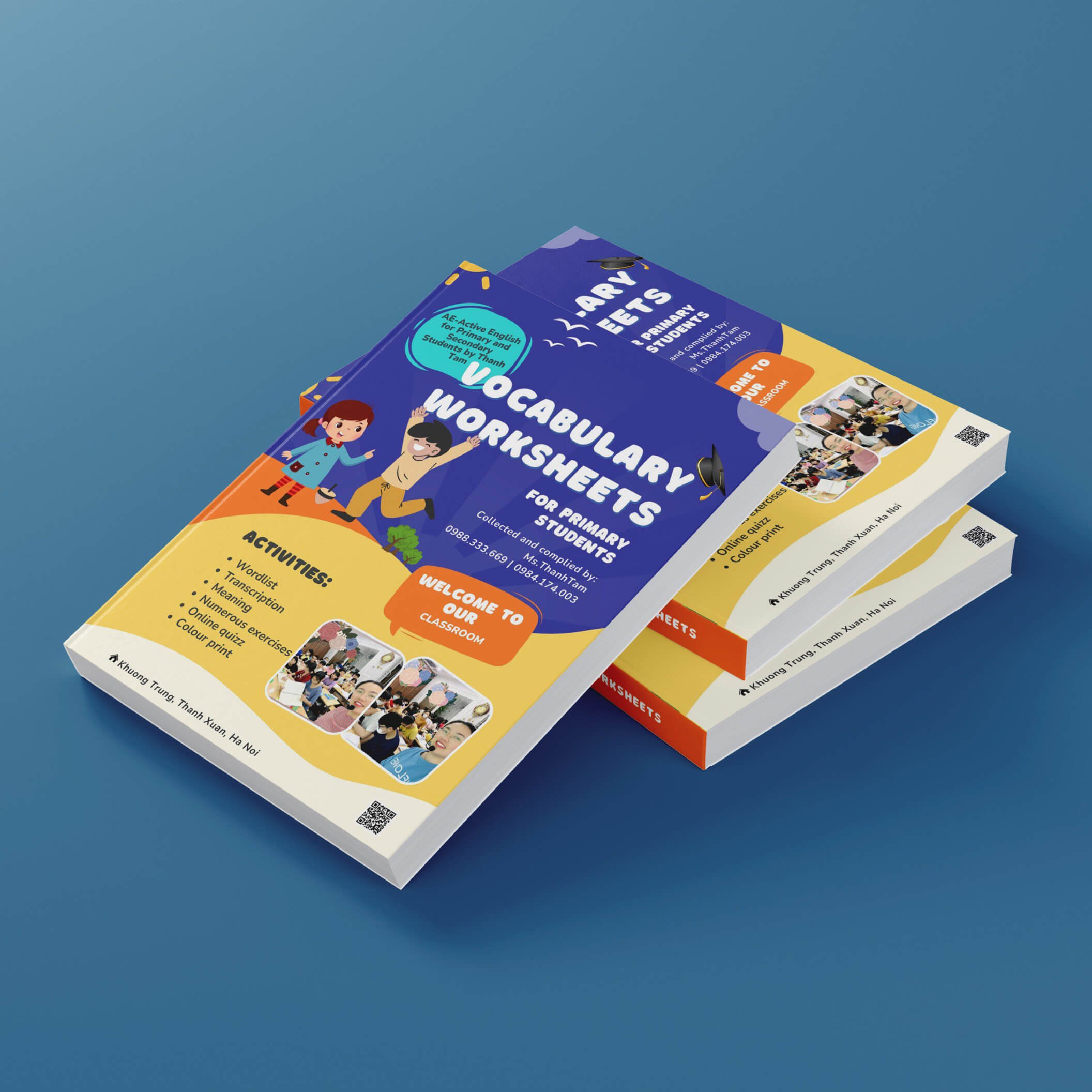 VOCABULARY WORKSHEETS FOR PRIMARY STUDENTS tập 1,2