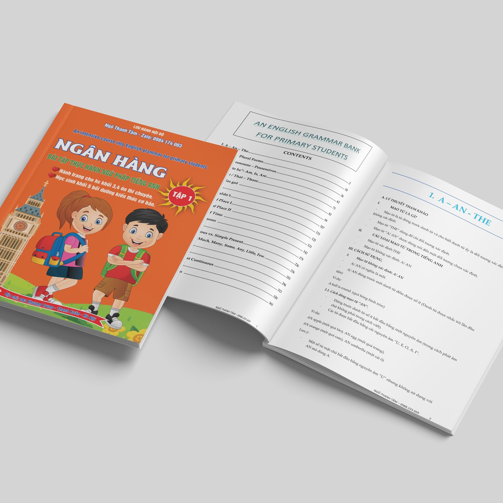 Ngân hàng bài tập thực hành ngữ pháp tiếng Anh tâp 1