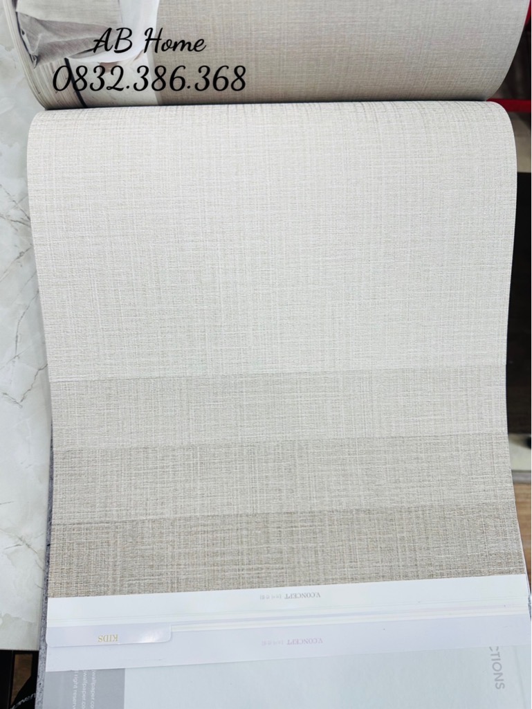 GIẤY DÁN TƯỜNG HÀN QUỐC TRƠN 1 cuộn 15m2