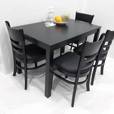 Bàn ăn mặt gỗ 60*1Met