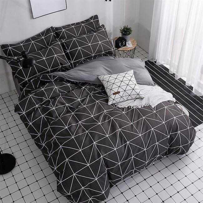 BỘ DRAP POLY GỒM DRAP, MỀN, 2 VỎ GỐI NẰM