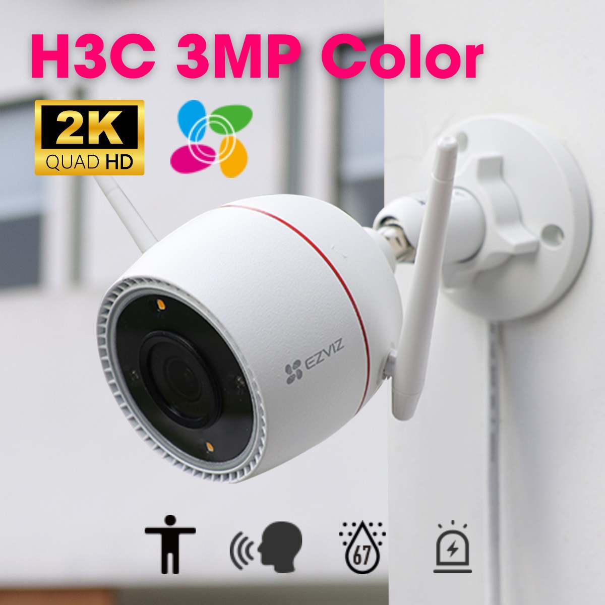 CAMERA EZVIZ NGOÀI TRỜI BAO LẮP ĐẶT