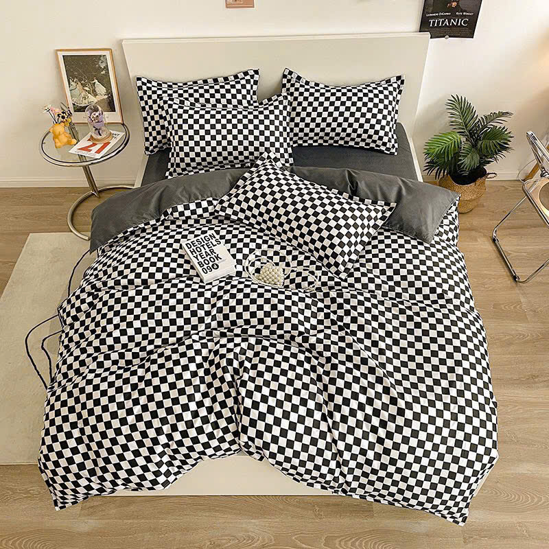 BỘ DRAP POLY GỒM DRAP, MỀN, 2 VỎ GỐI NẰM
