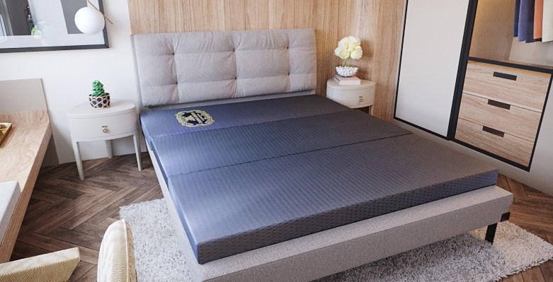 NỆM KIM CƯƠNG BÔNG ÉP EUFIBER COMFORT CÔNG NGHỆ NANO VẢI XỐP 4D