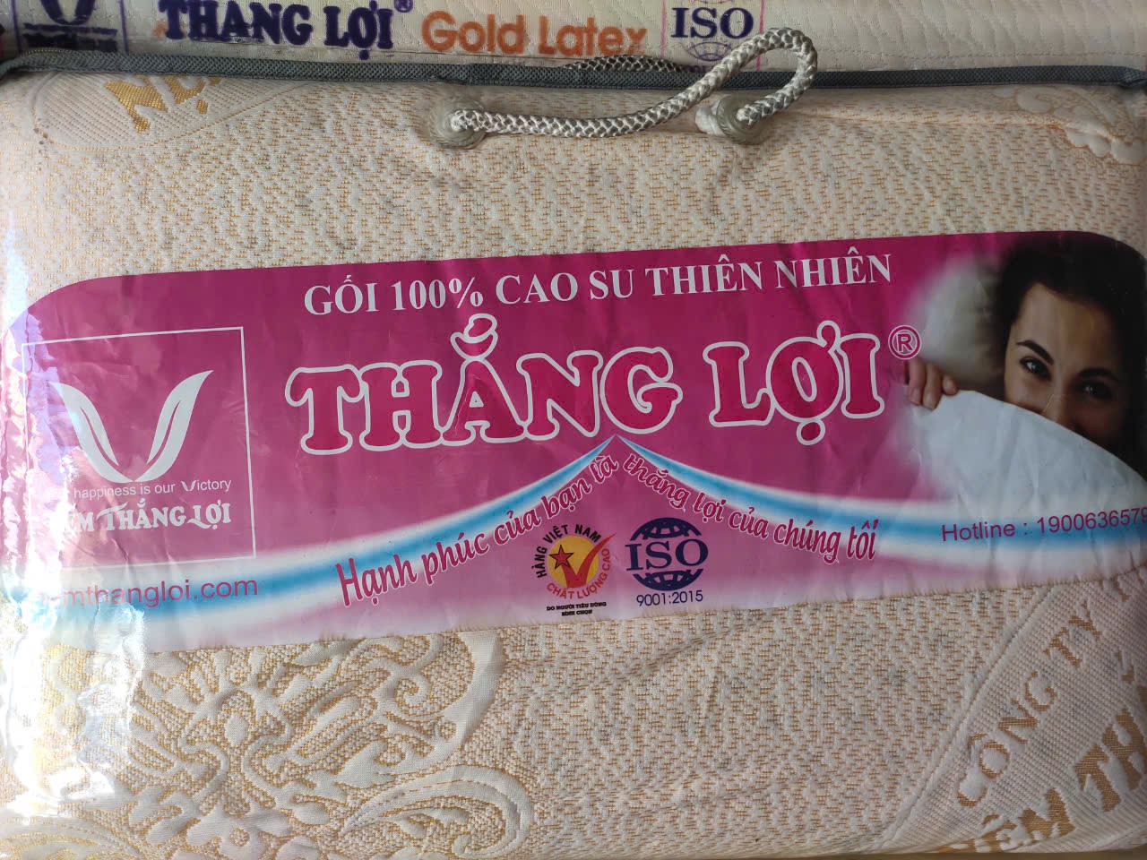 GỐI CAO SU THIÊN NHIÊN THẮNG LỢI