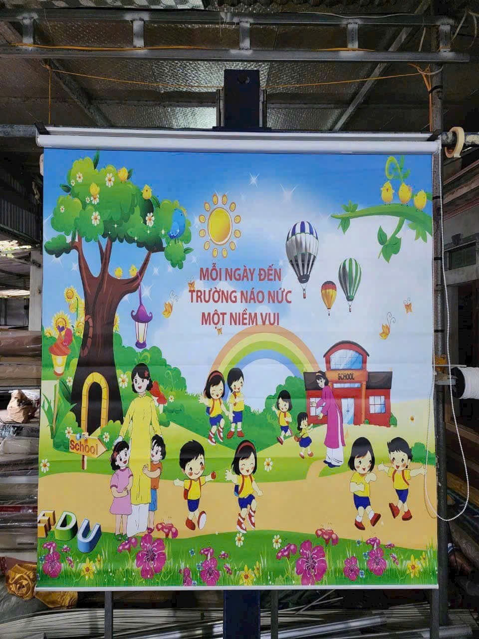 MÀN CUỐN IN LOGO/IN TRANH
