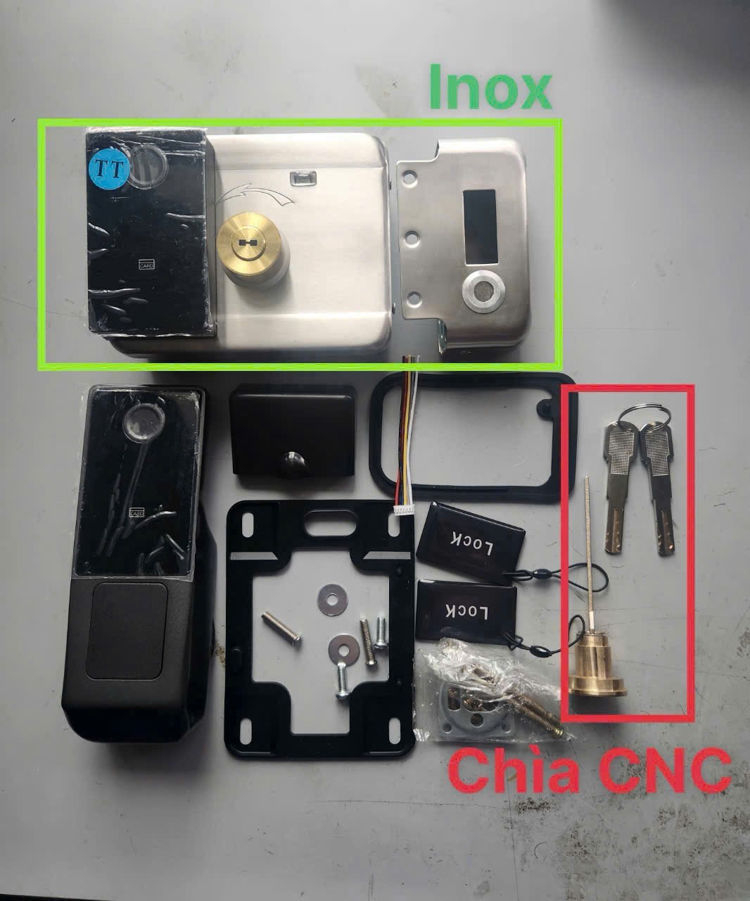 KHOÁ VÂN TAY CỔNG APP TTLOCK