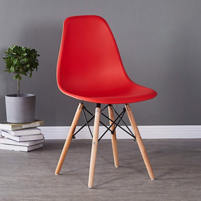 Ghế EAMES nhựa chân gỗ