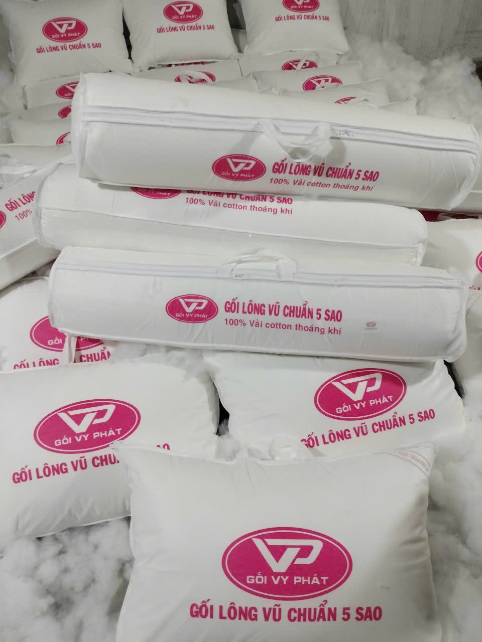 GỐI LÔNG VŨ CHUẨN 5 SAO