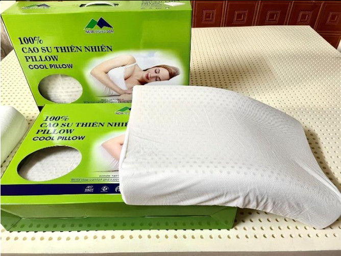 GỐI NẰM CAO SU THIÊN NHIÊN TRUNG SƠN