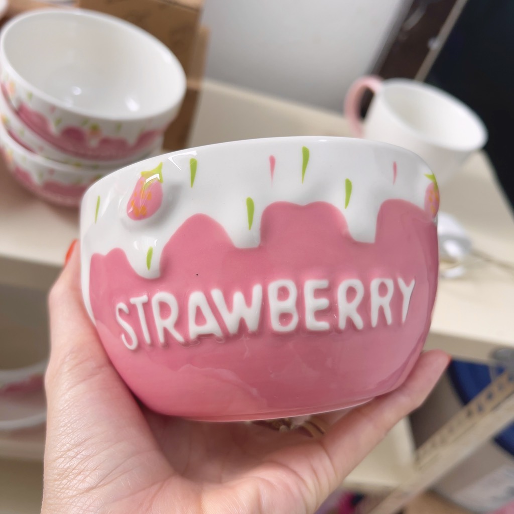 Bộ dâu strawberry hồng