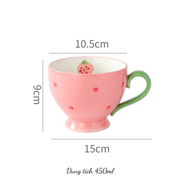 Bộ tim lượn dâu hồng