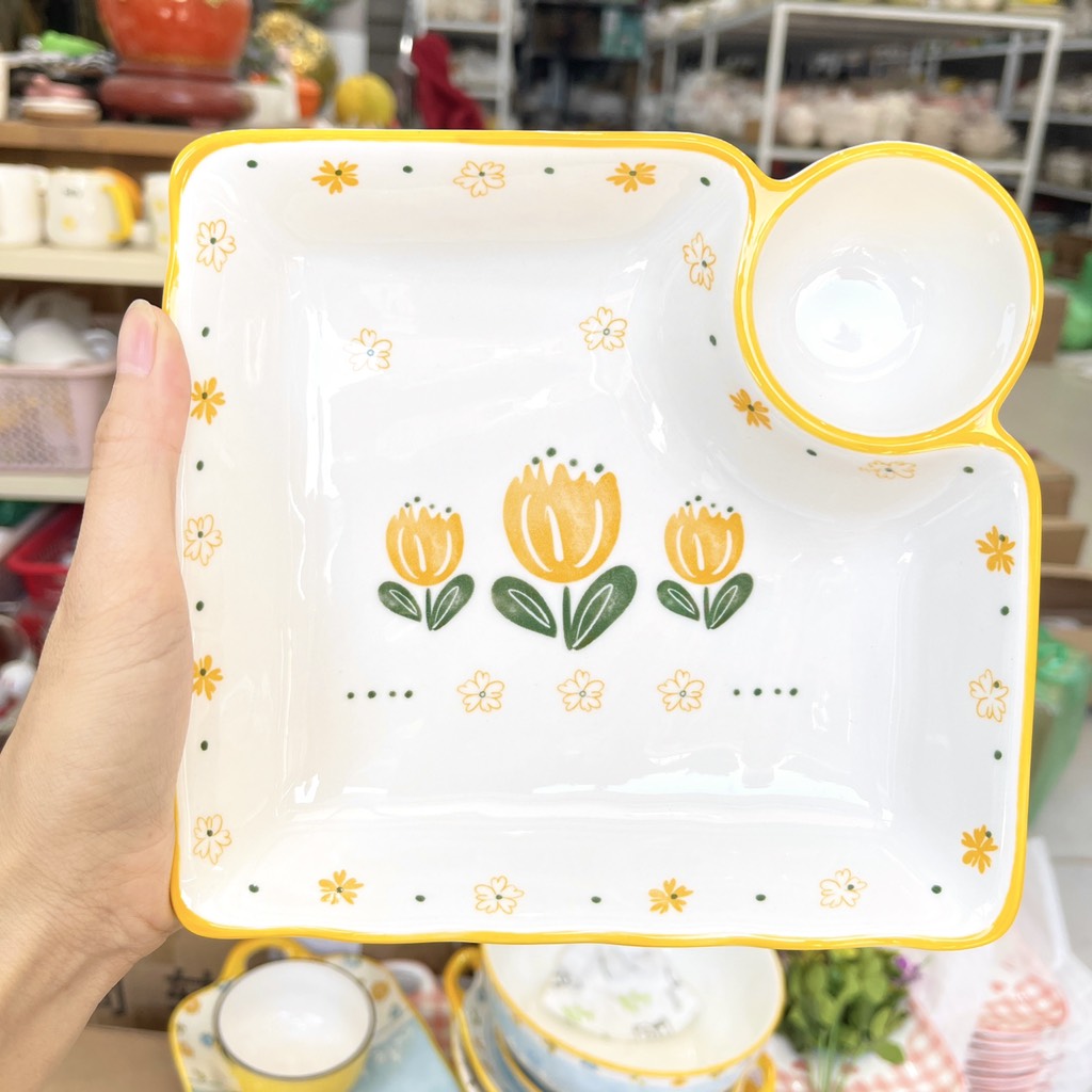 Bộ Hoa Tuylip Vàng