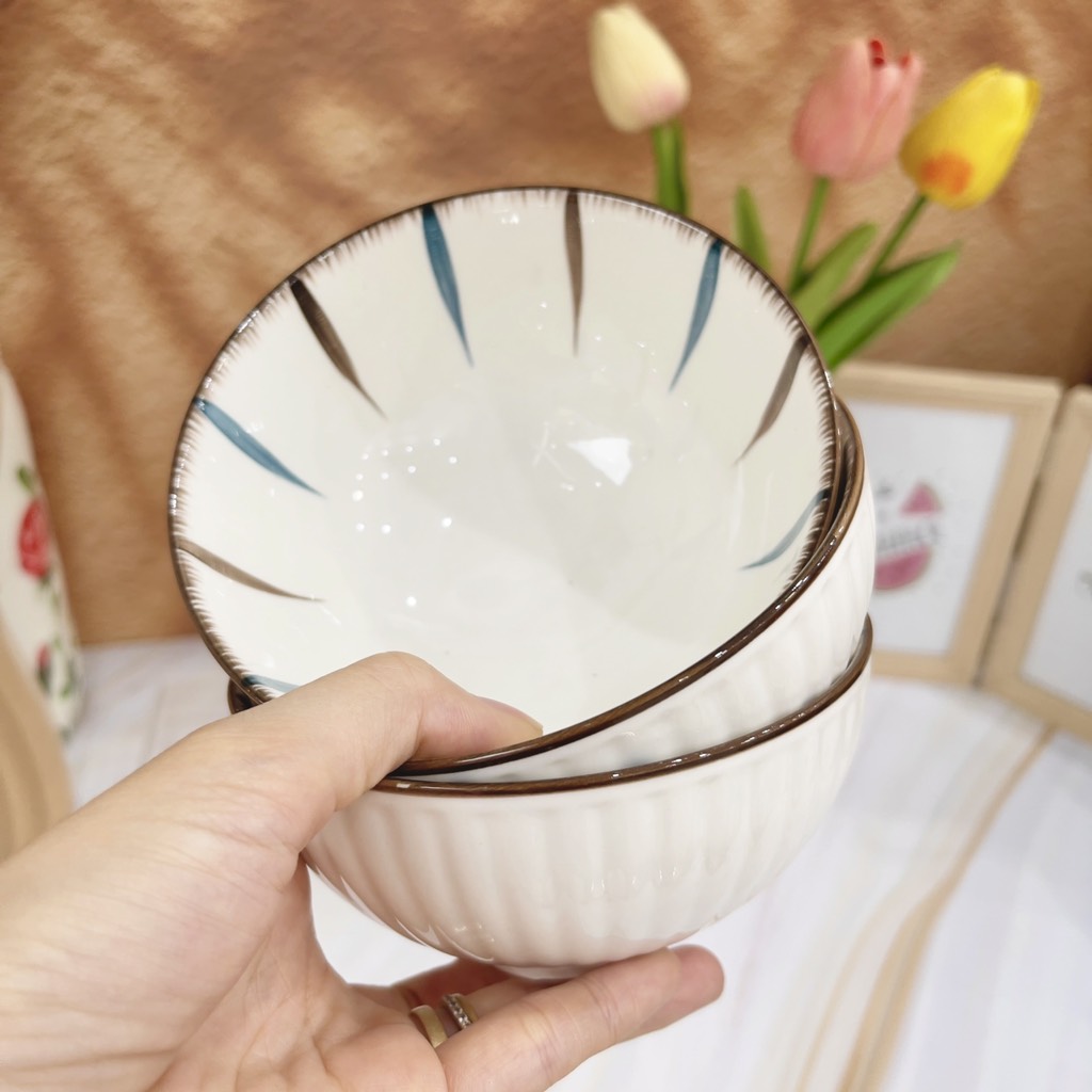 Bộ kẻ sọc xanh nâu