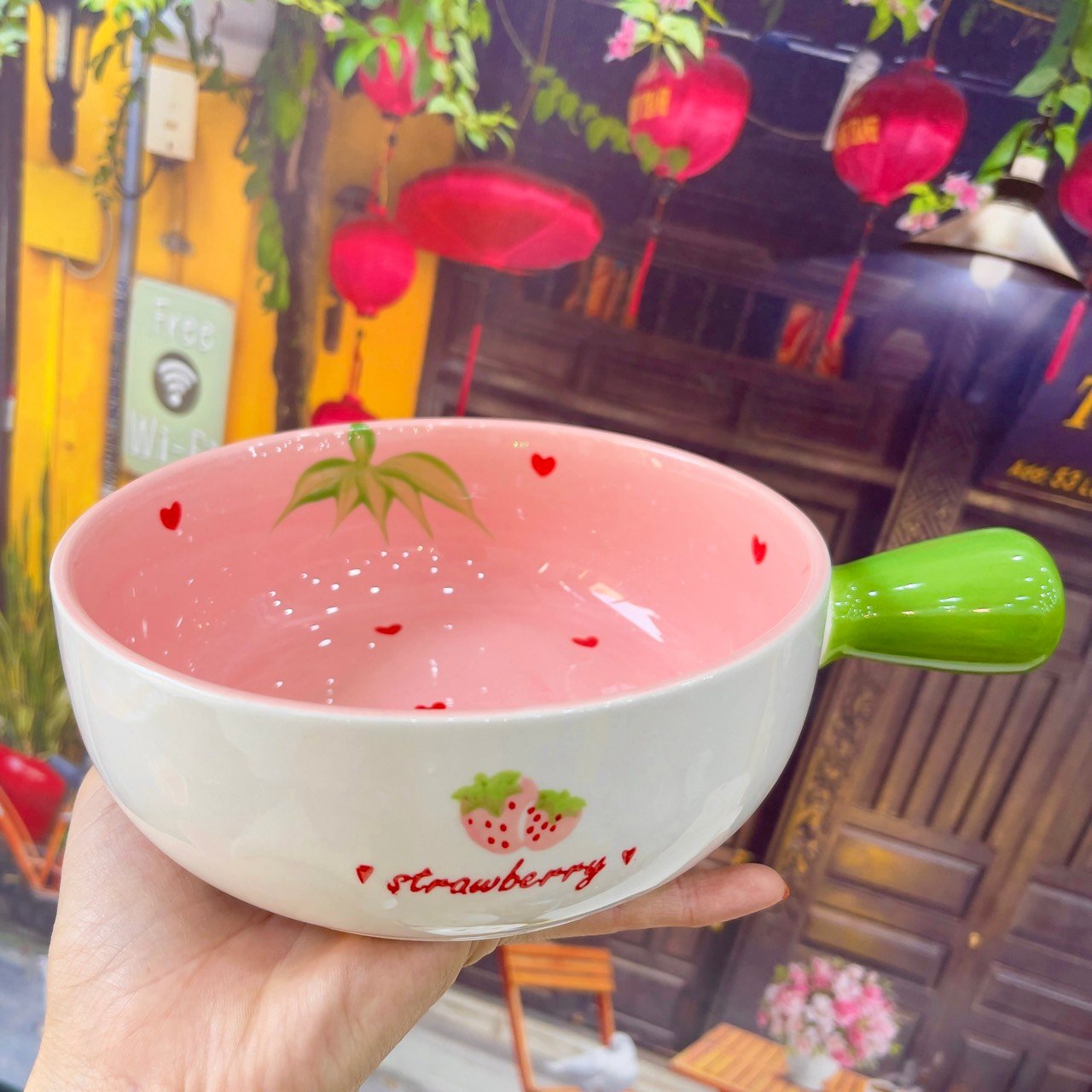 Bộ tim lượn dâu hồng