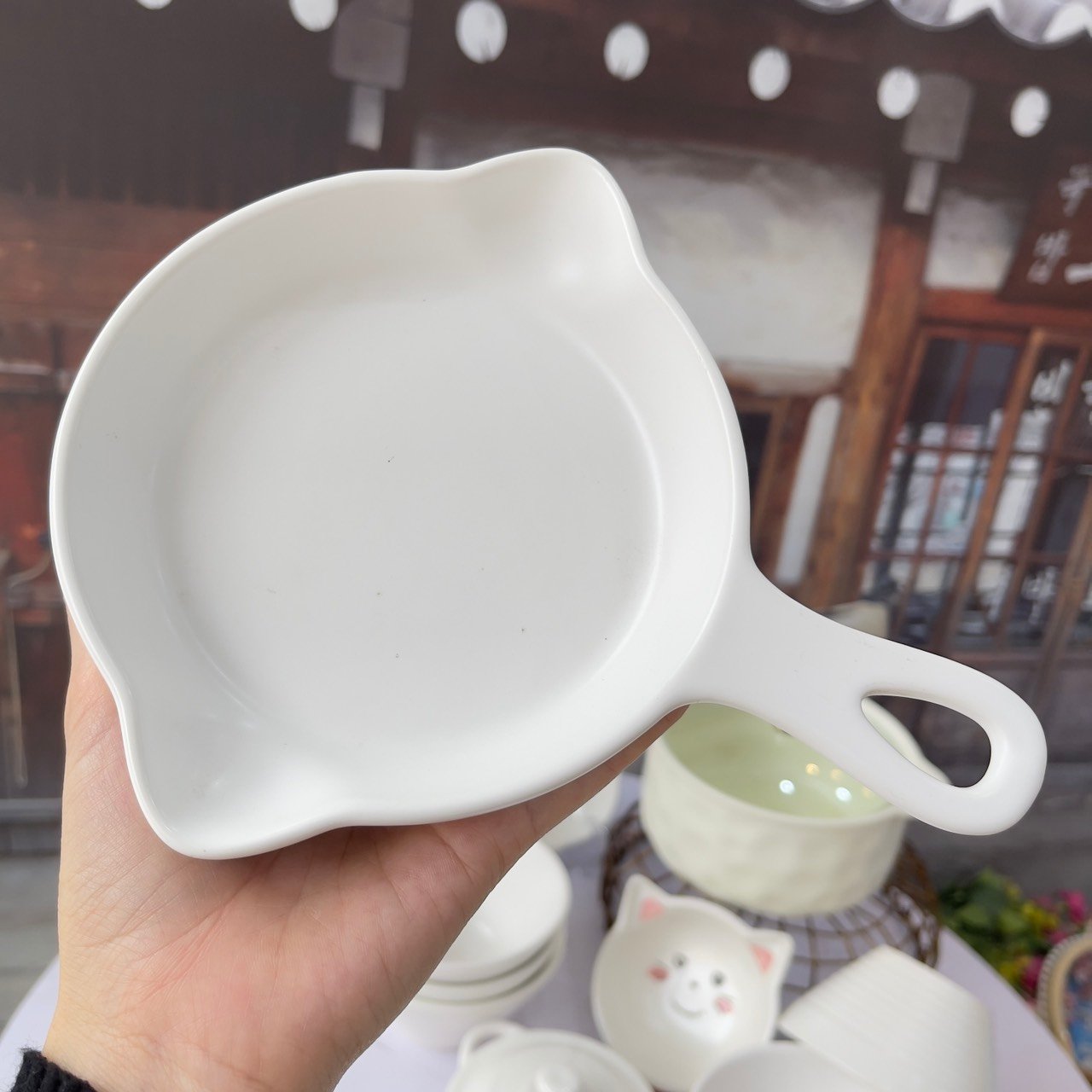 Chảo rót bé (chảo dẹt bé)