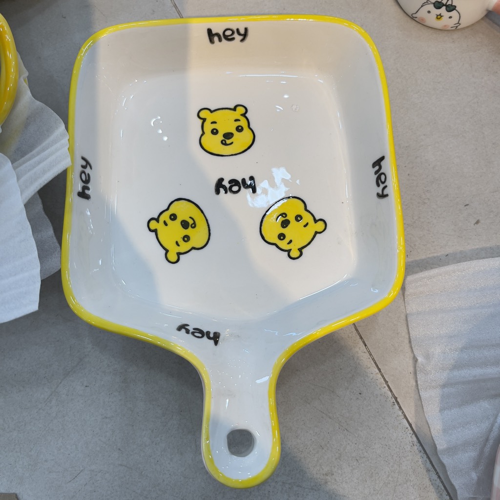 Đĩa vuông tay cầm