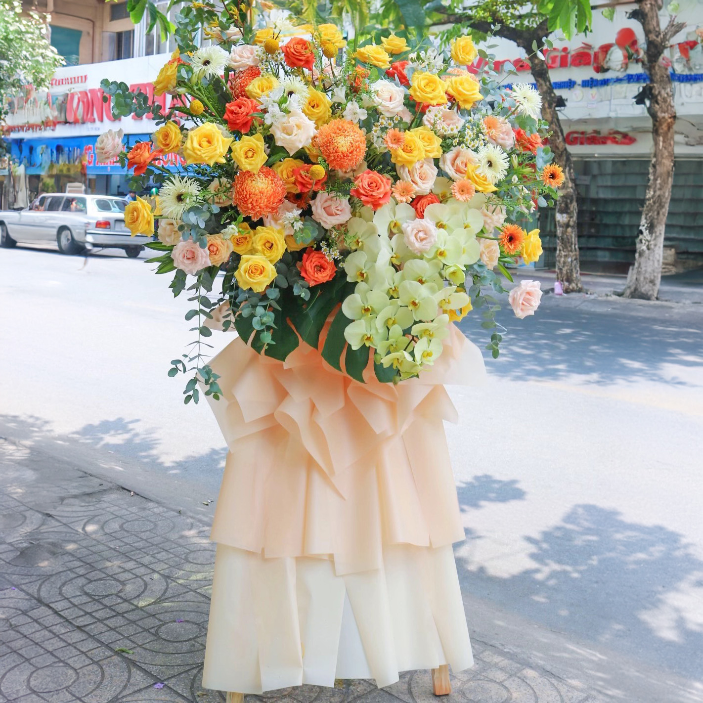 Kệ hoa  khai trương/chúc mừng SP000113