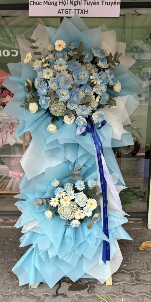 Kệ hoa khai trương,lẳng hoa chúc mừng