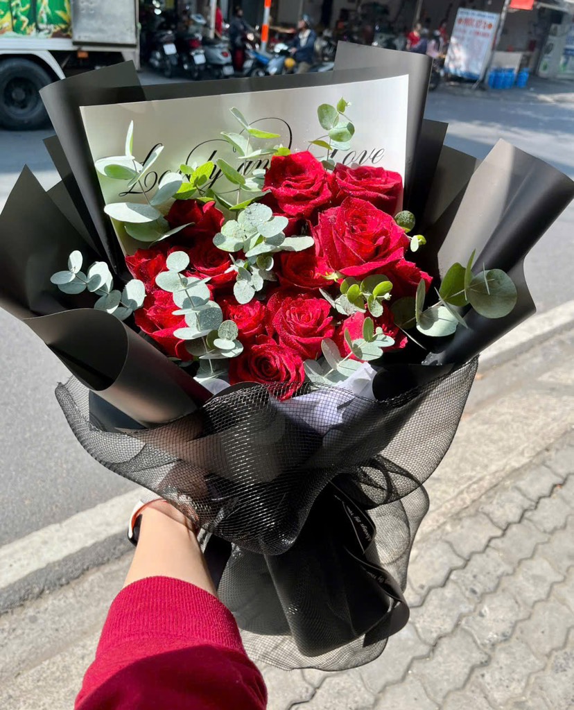 Bó hoa hồng đỏ SP000016