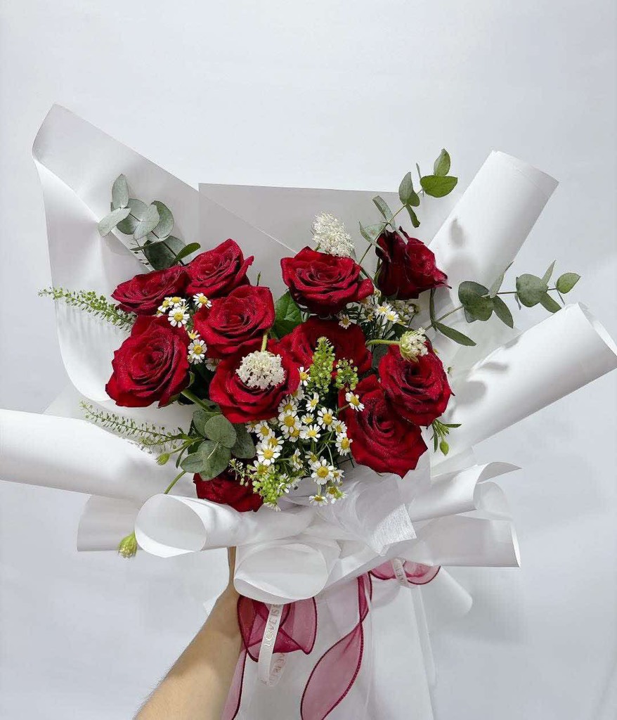 Bó hoa Hồng đỏ 11 bông SP000056