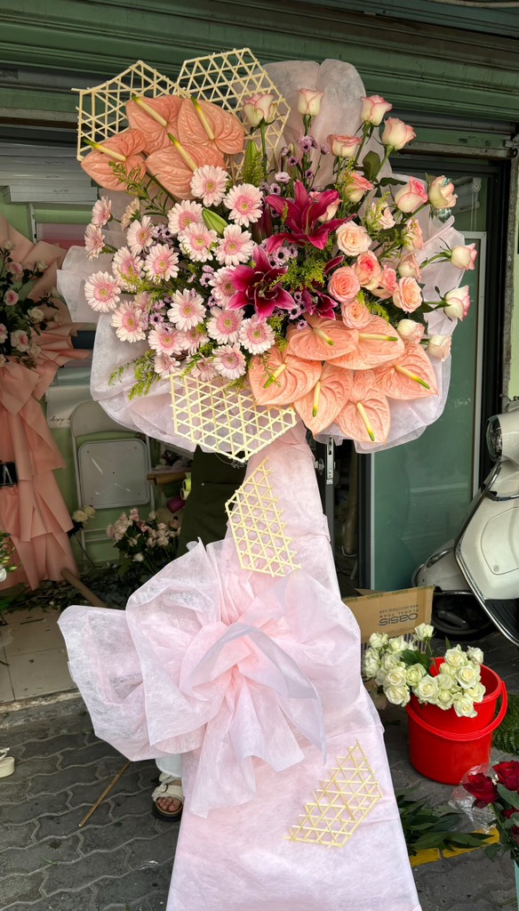 Kệ hoa khai trương,hoa chúc mừng