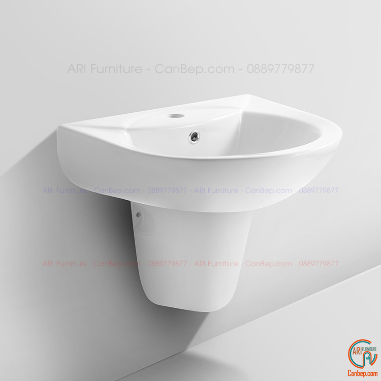 Lavabo Chân Treo LWB02 Trắng