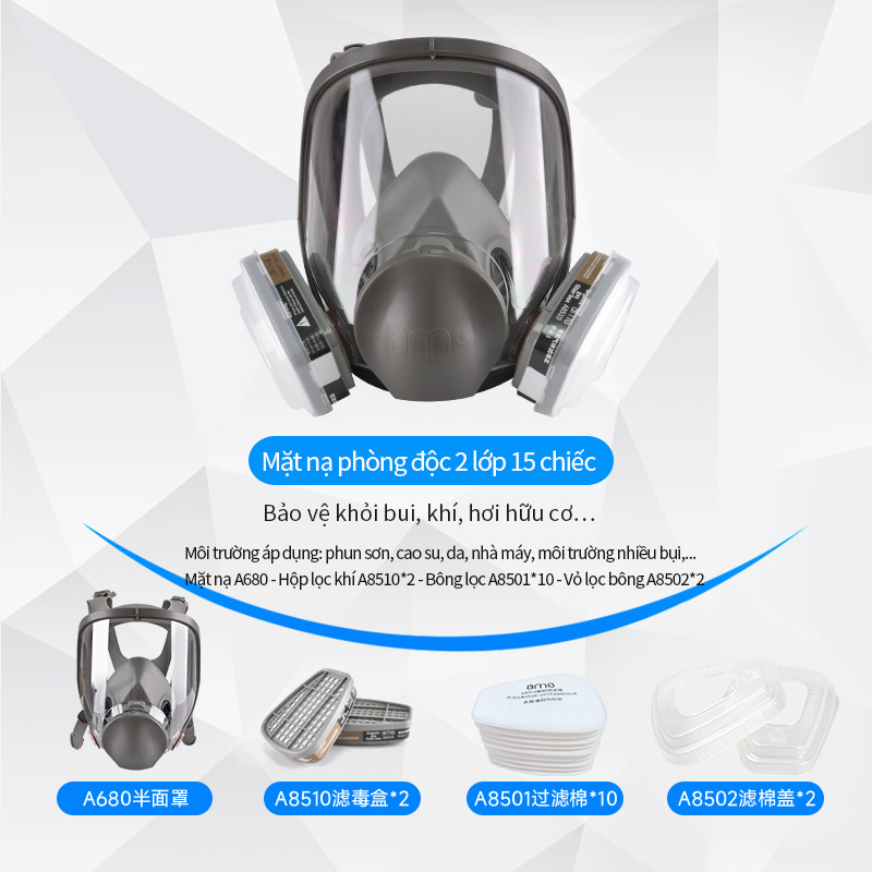 BÁO CÁO KIỂM TRA VÀ THỬ NGHIỆM Mặt nạ toàn mặt A680