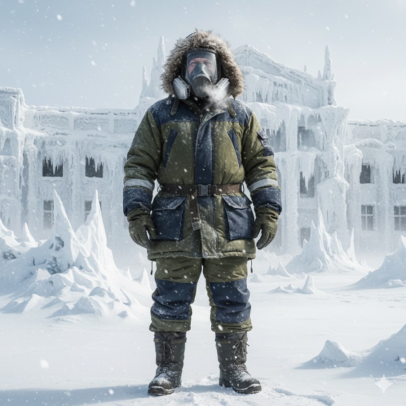 Bảo vệ khuôn mặt khỏi bỏng lạnh mùa đông siêu lạnh