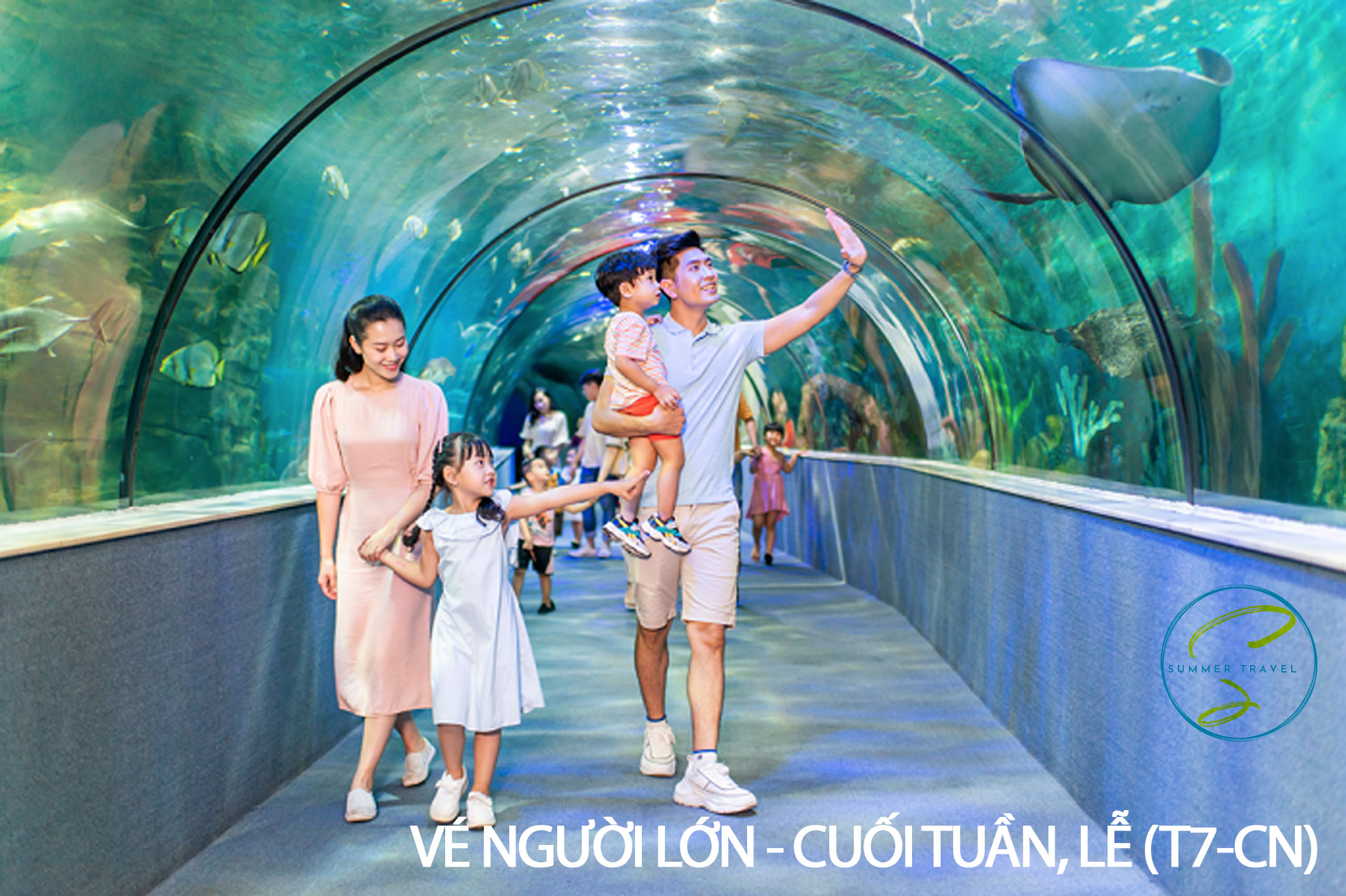 [E-Voucher] Vé Vào Cửa Thủy Cung Times City - Vé Người Lớn / Lễ, Cuối Tuần: Thứ 7 - Chủ Nhật