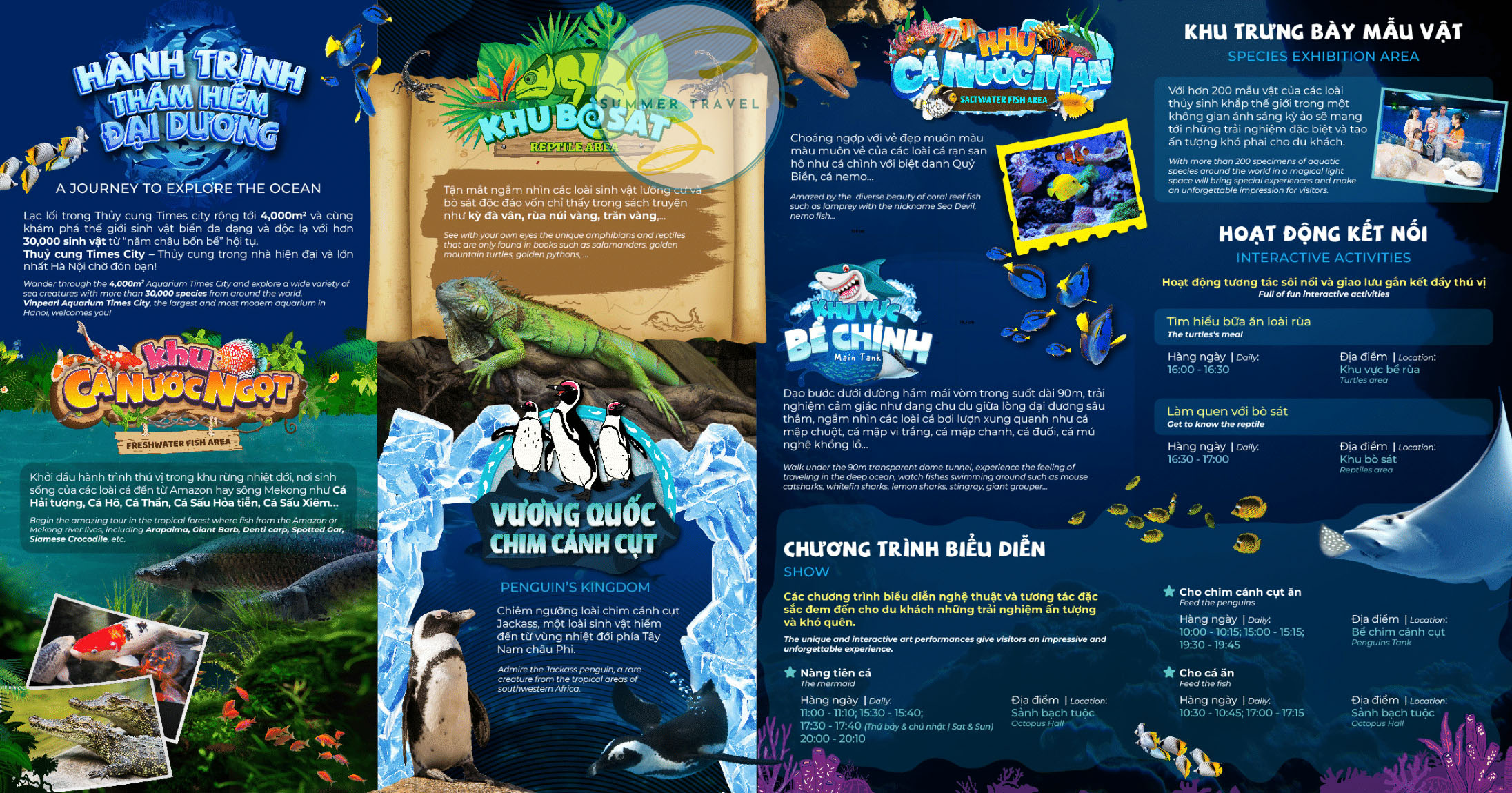 [E-Voucher] Vé Vào Cửa Thủy Cung Times City - Vé Người Lớn / Lễ, Cuối Tuần: Thứ 7 - Chủ Nhật