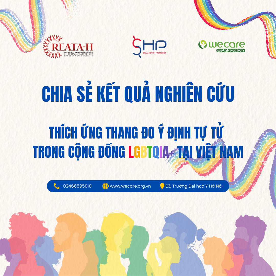 Kết Quả Nghiên Cứu Về Sức Khỏe Tinh Thần Và Ý Định Tự Tử Trong Cộng Đồng LGBTQIA+ Tại Việt Nam