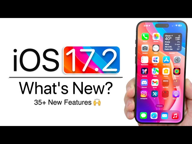 Ra mắt iOS 17.2 - Apple đánh úp mọi người dùng