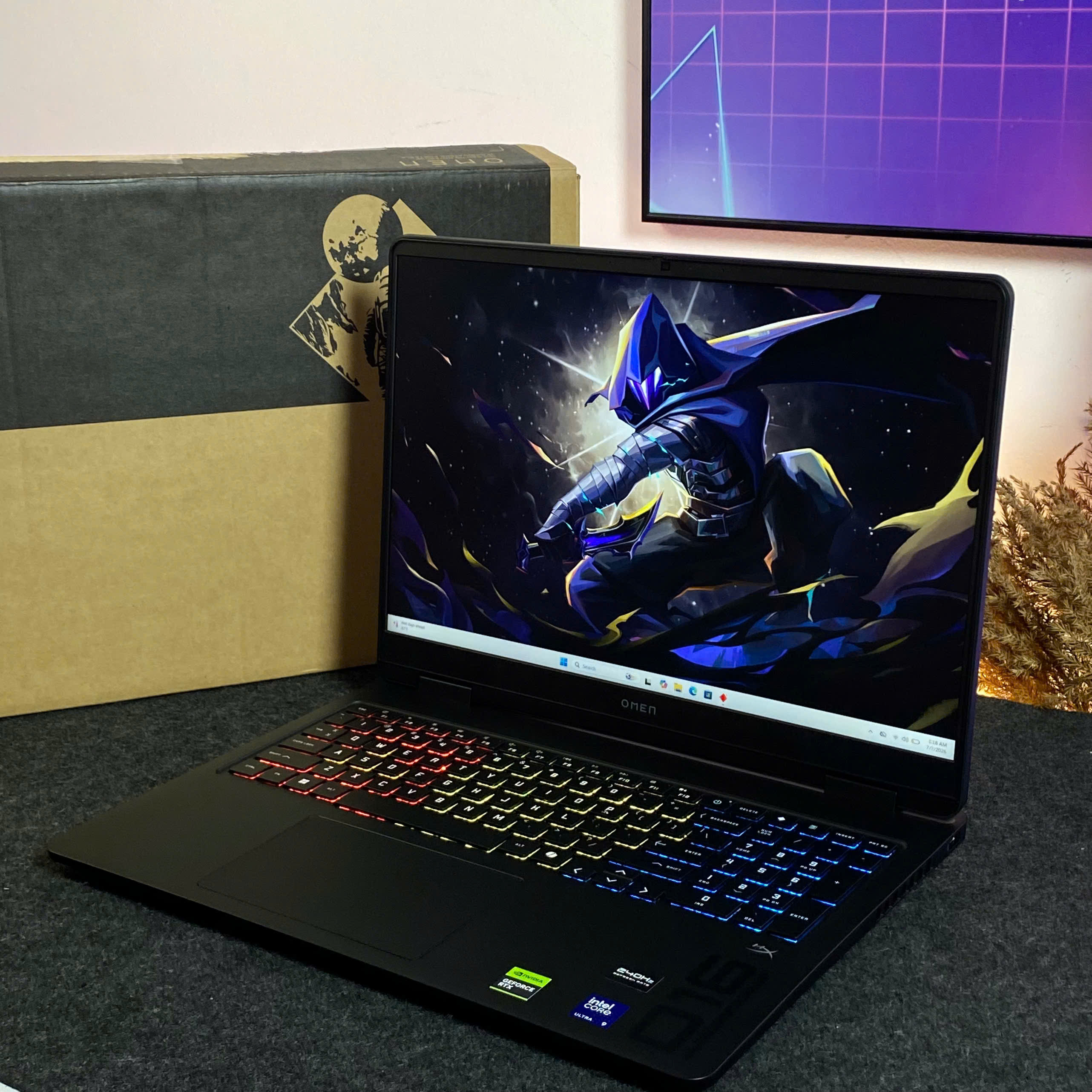 HP Omen 16 Slim Gaming 2026 (Core Ultra 9 - 285H, RTX 5070 8Gb) - LIKENEW FULLBOX