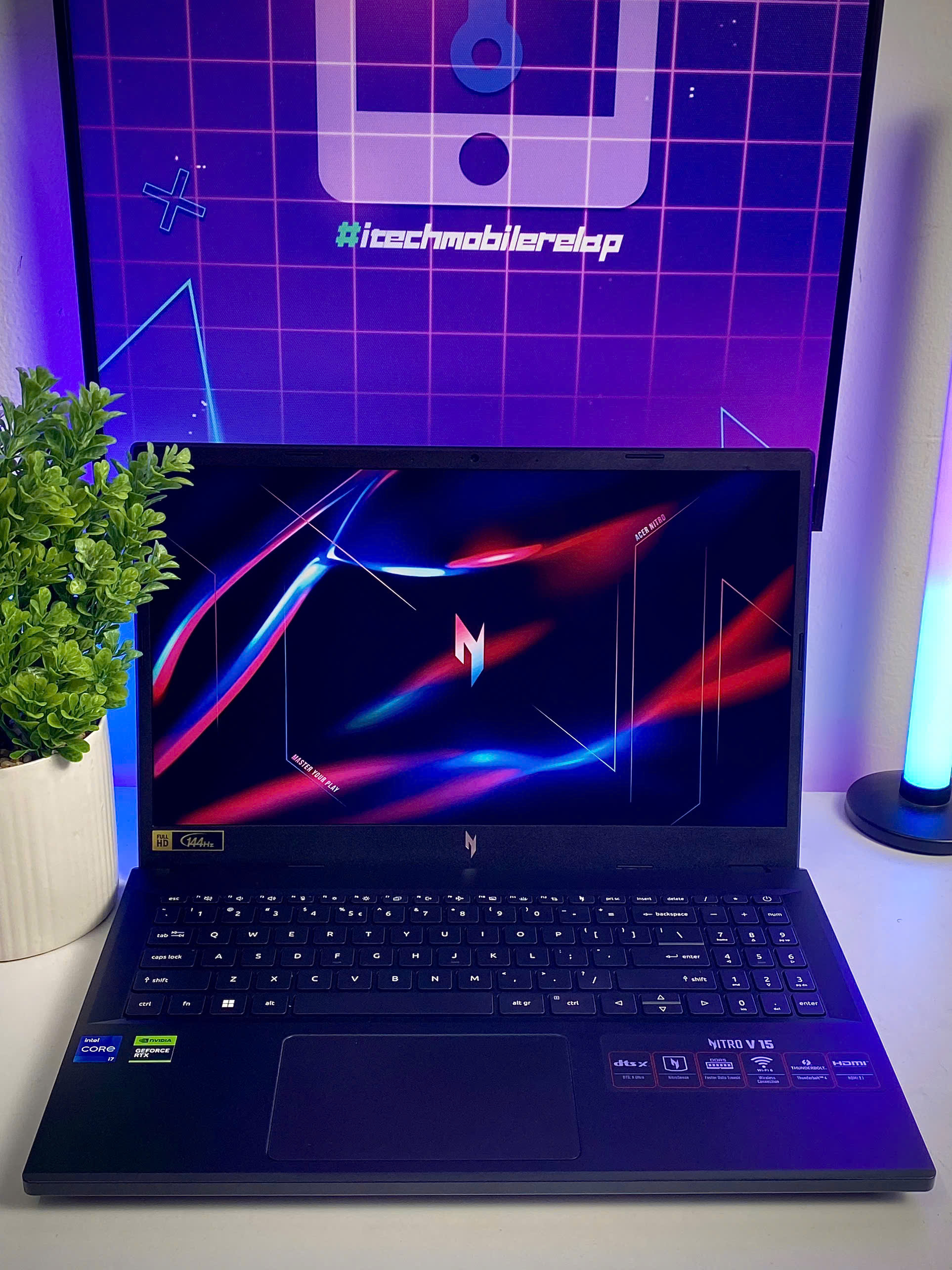 ACER NITRO V15 2023 (Core i7-13620H, RTX 4050 6Gb) - USED 98%