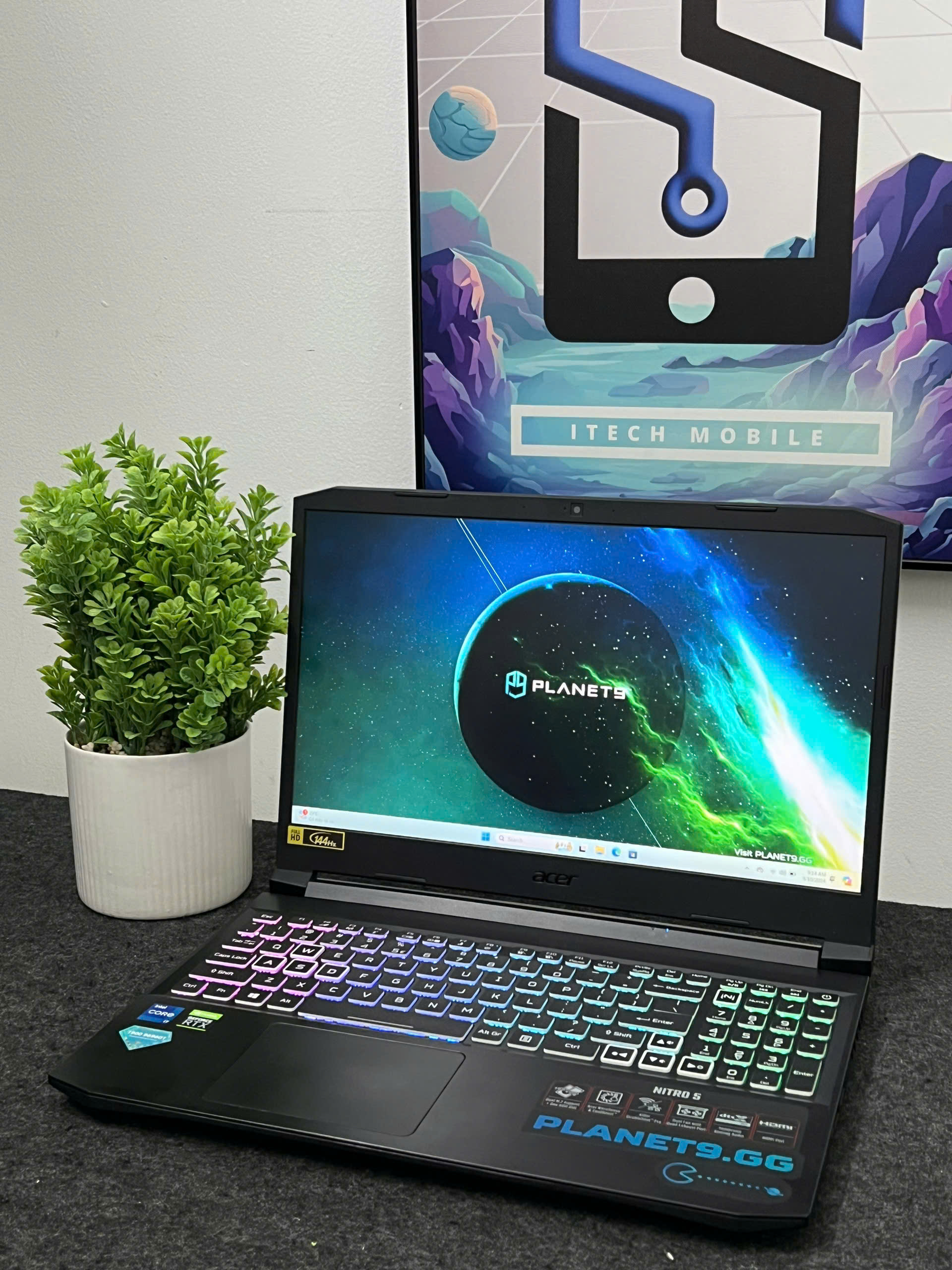 ACER NITRO 5 EAGLE ( Intel Core i5-11400H / RTX 3060 6GB ) - USED 99%