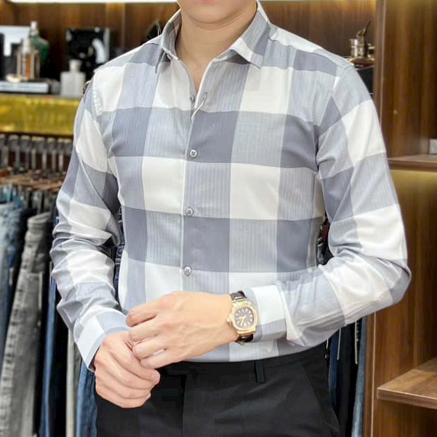 Sơ mi hàng Quảng châu cao cấp SM-66674