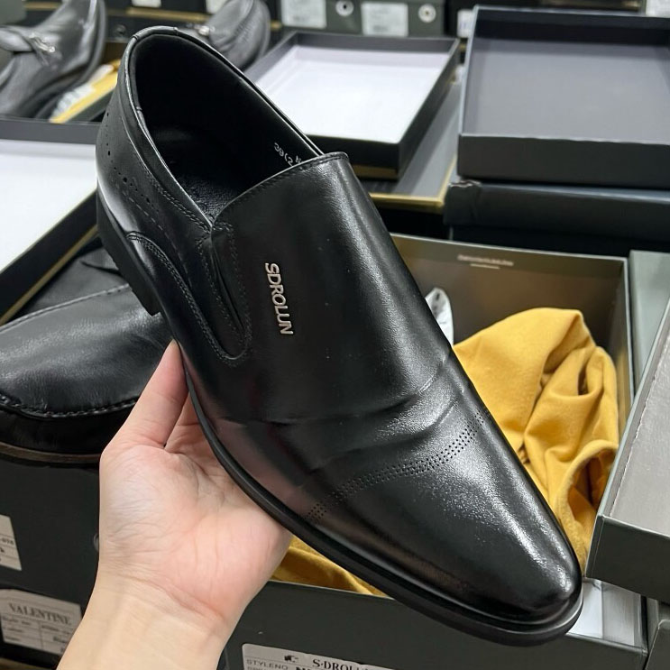 Giày nam da bò cao cấp S.DROLUN chính hãng N50921