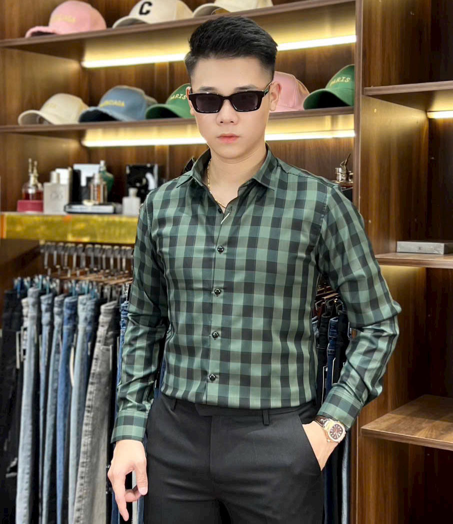Sơ mi hàng Quảng châu cao cấp SM-66672
