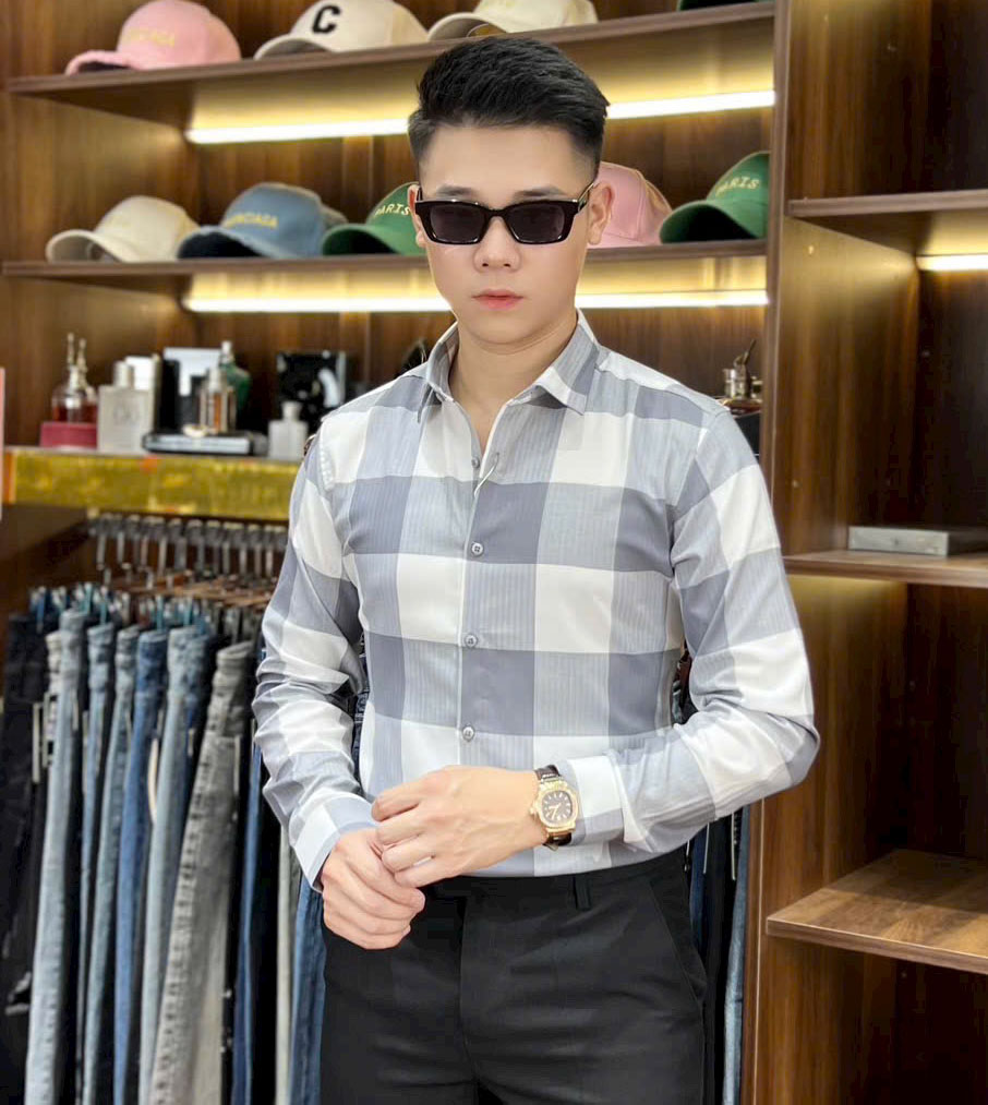 Sơ mi hàng Quảng châu cao cấp SM-66674