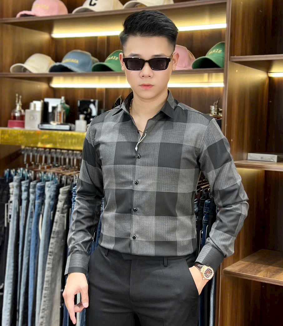 Sơ mi hàng Quảng châu cao cấp SM-66675