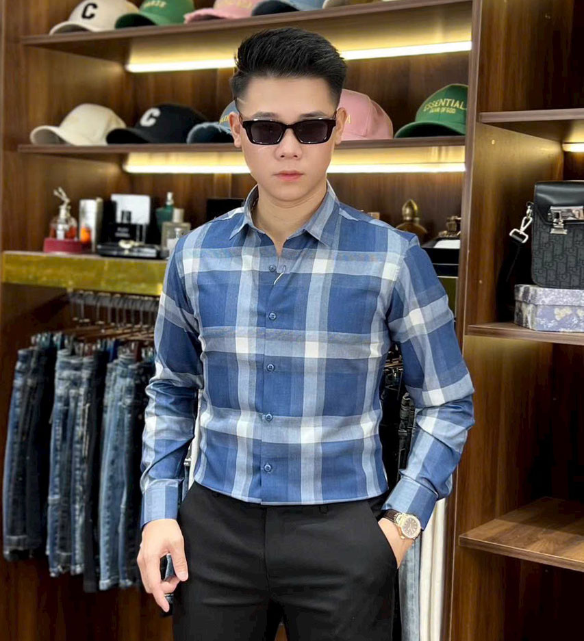 Sơ mi hàng Quảng châu cao cấp SM-66679