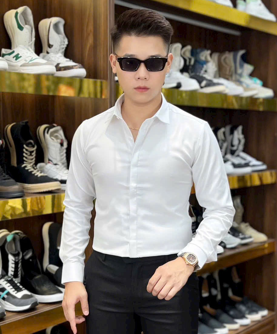 Sơ mi trắng Quảng châu cao cấp SM-66691