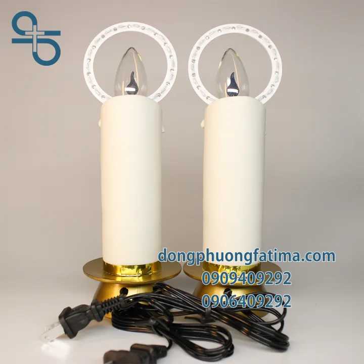 2 CÂY ĐÈN NẾN VÒNG LED