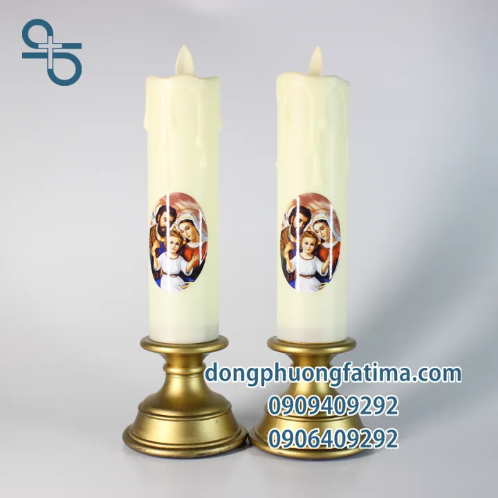 2 CÂY NẾN ĐIỆN TỬ 4X27(CM) (Không cần pin)