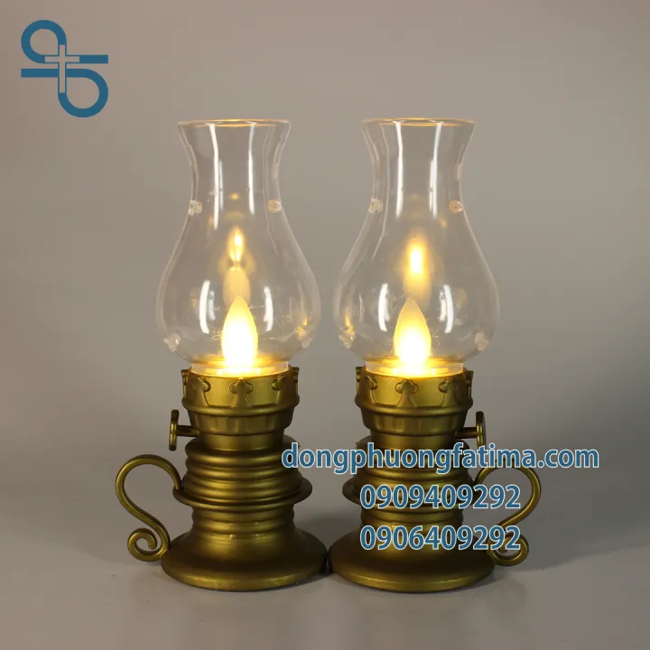 2 CÂY ĐÈN DẦU TRANG TRÍ (14CM)