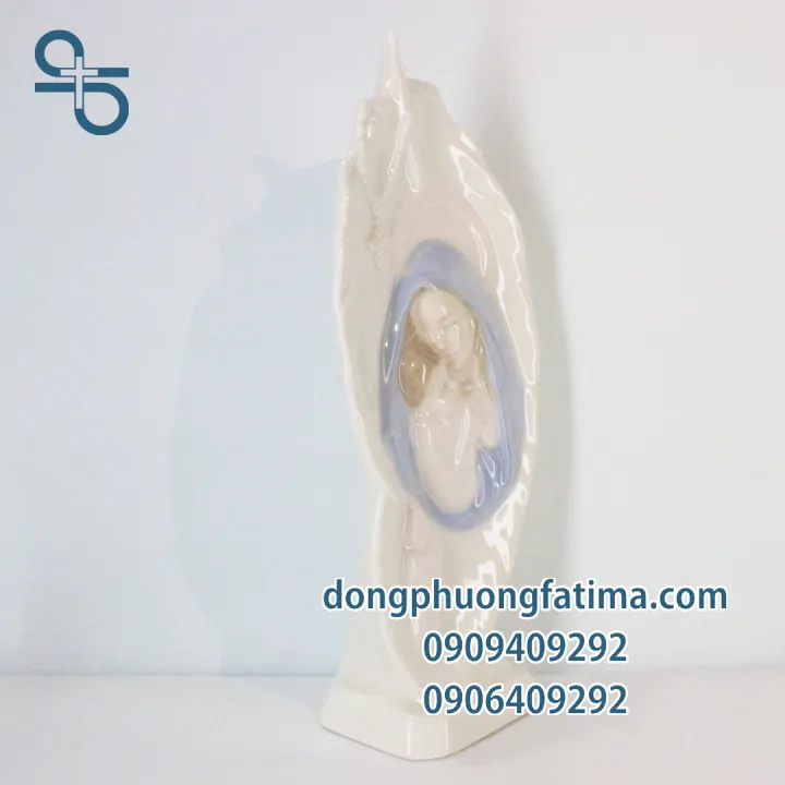 GỐM SỨ TRANG TRÍ ĐỨC MẸ BỒNG CON